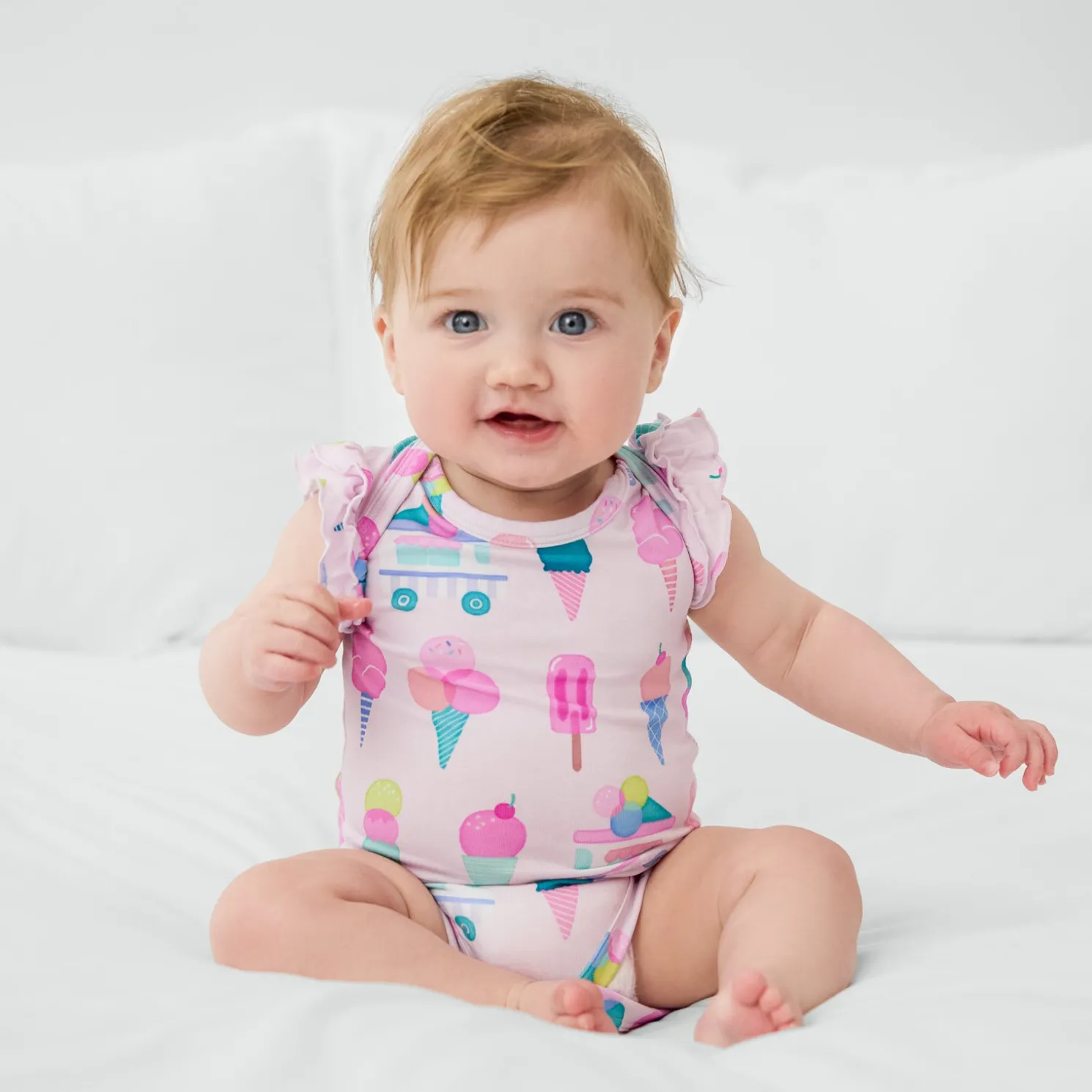 Sweet Scoops Flutter Bodysuit