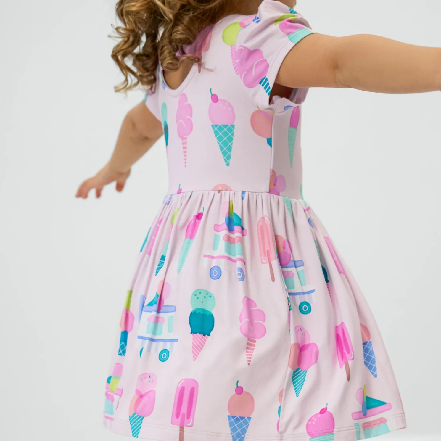 Sweet Scoops Bow Back Skater Dress