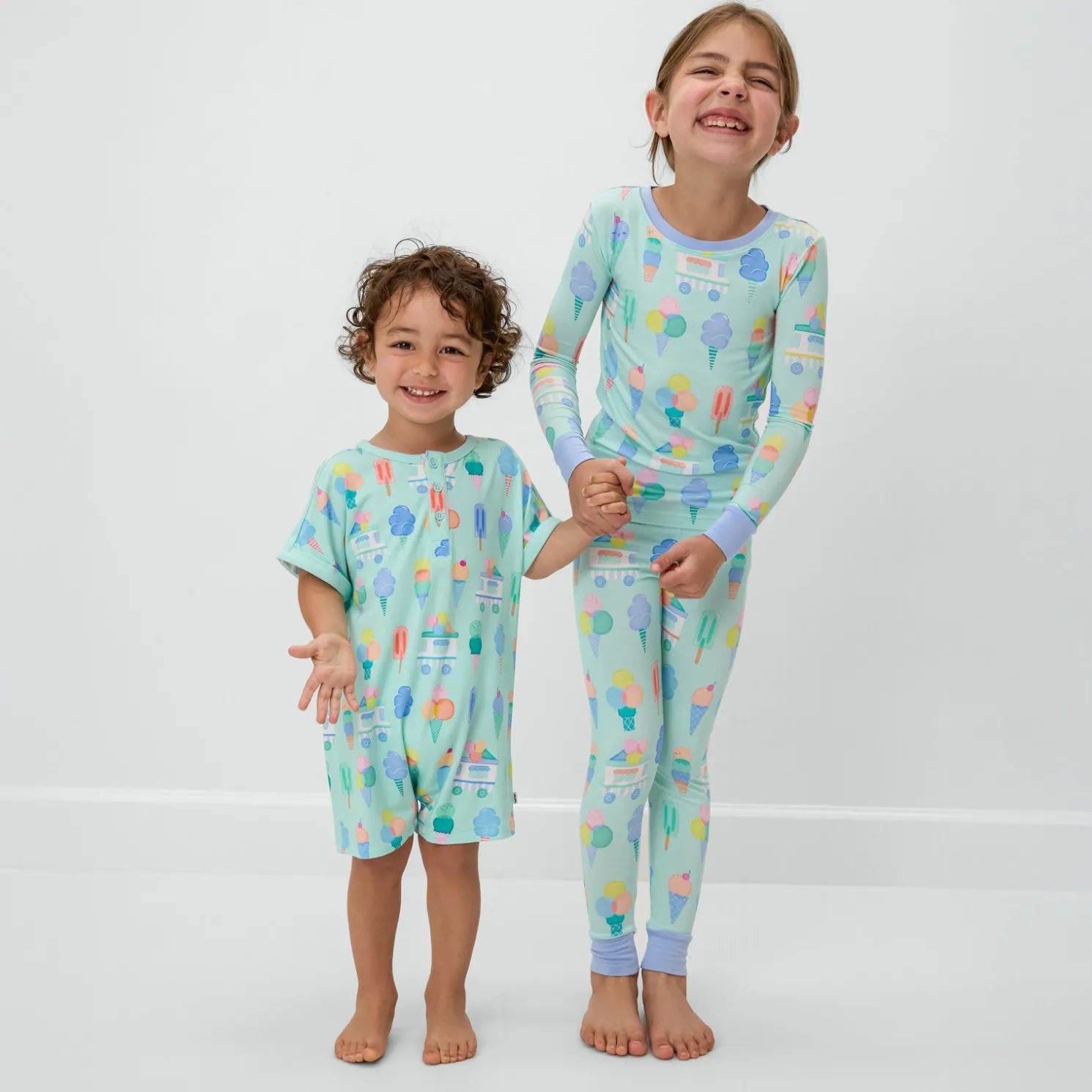 Sweet Scoops Dolman Henley Romper