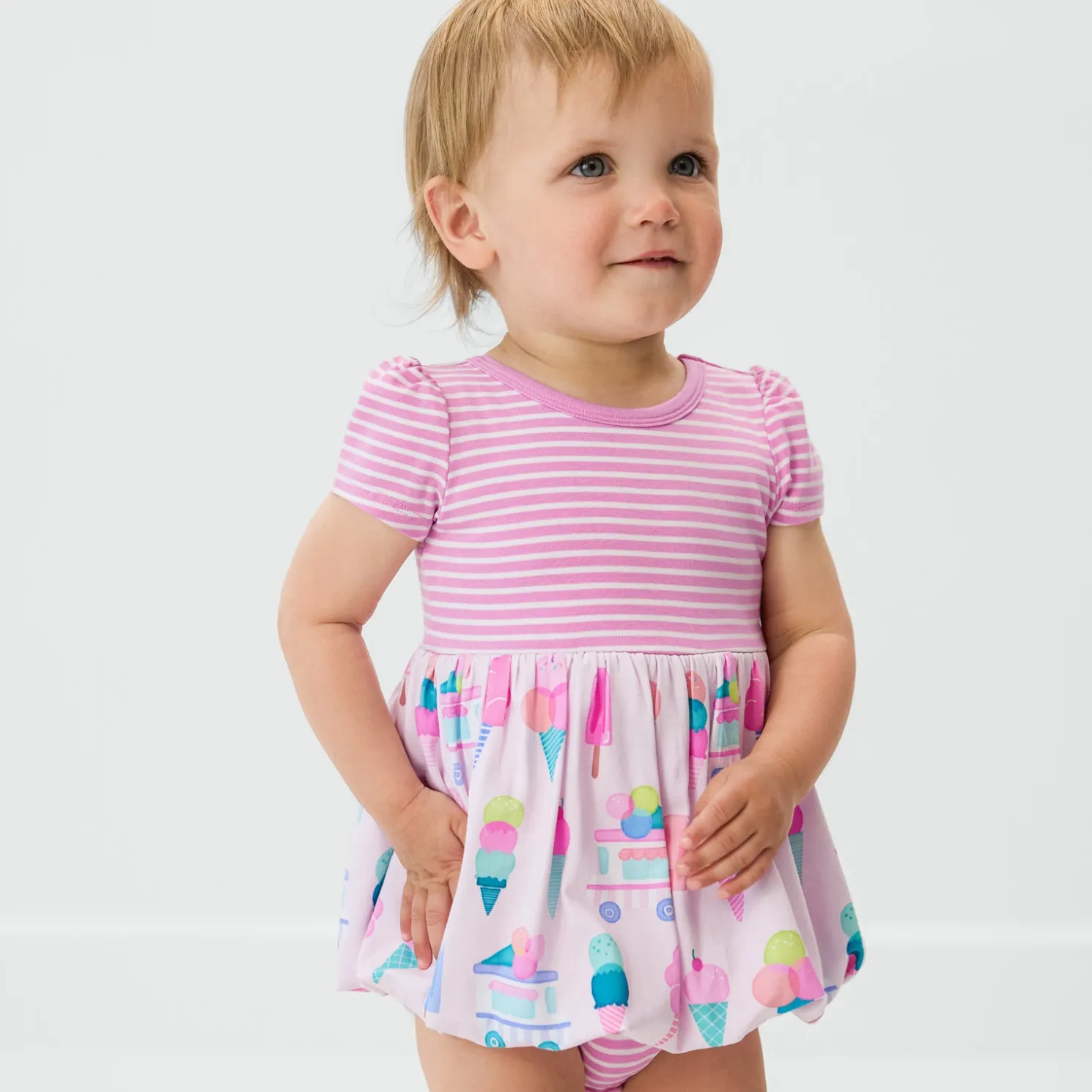 Sweet Scoops Bubble Dress with Bodysuit