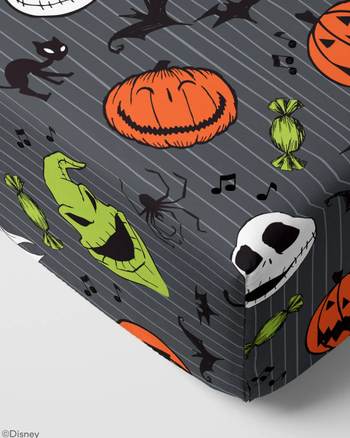 The Nightmare Before Christmas Fitted Crib Sheet