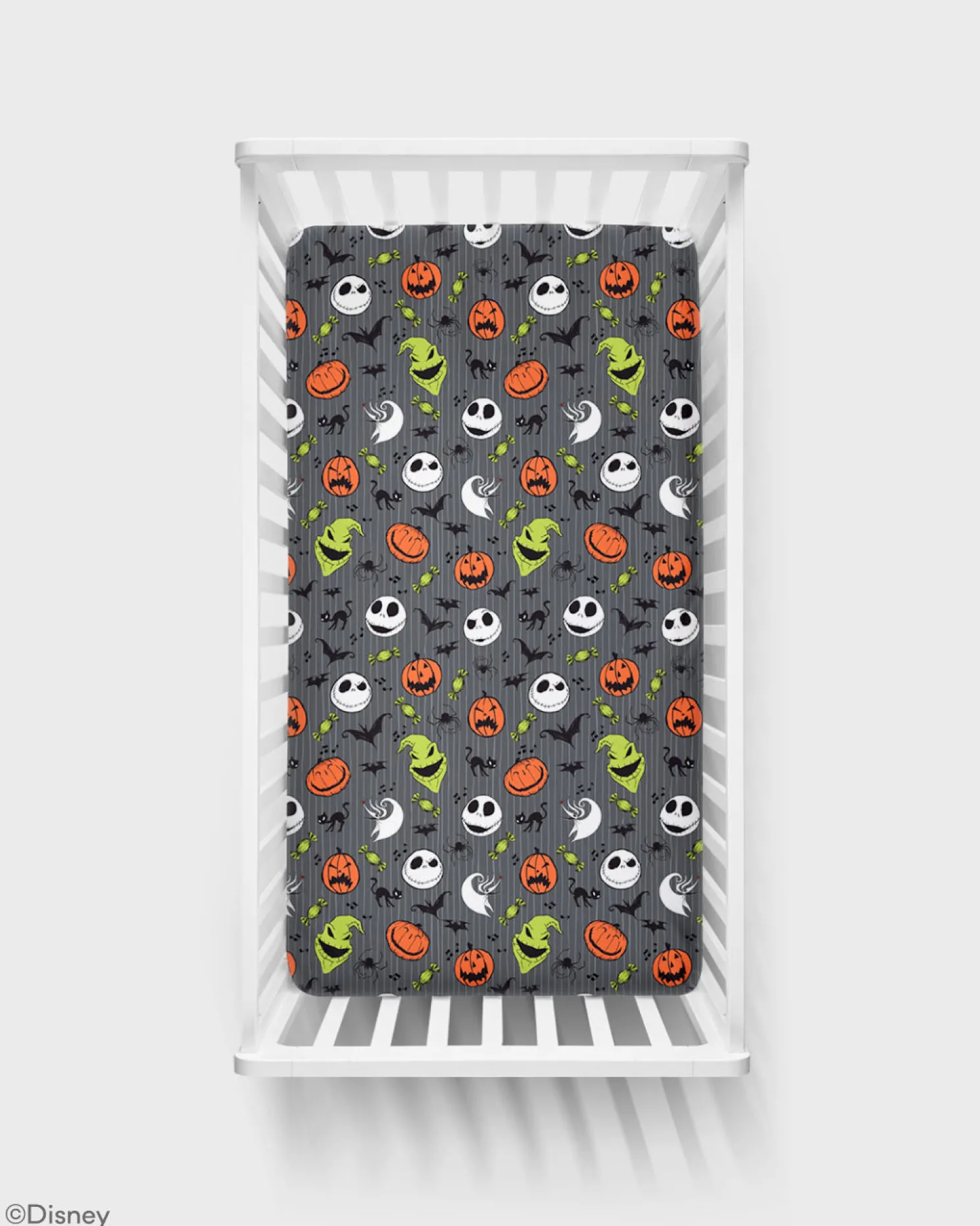 The Nightmare Before Christmas Fitted Crib Sheet