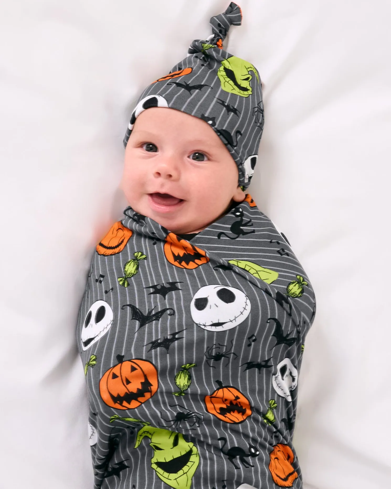 The Nightmare Before Christmas Swaddle & Hat Set
