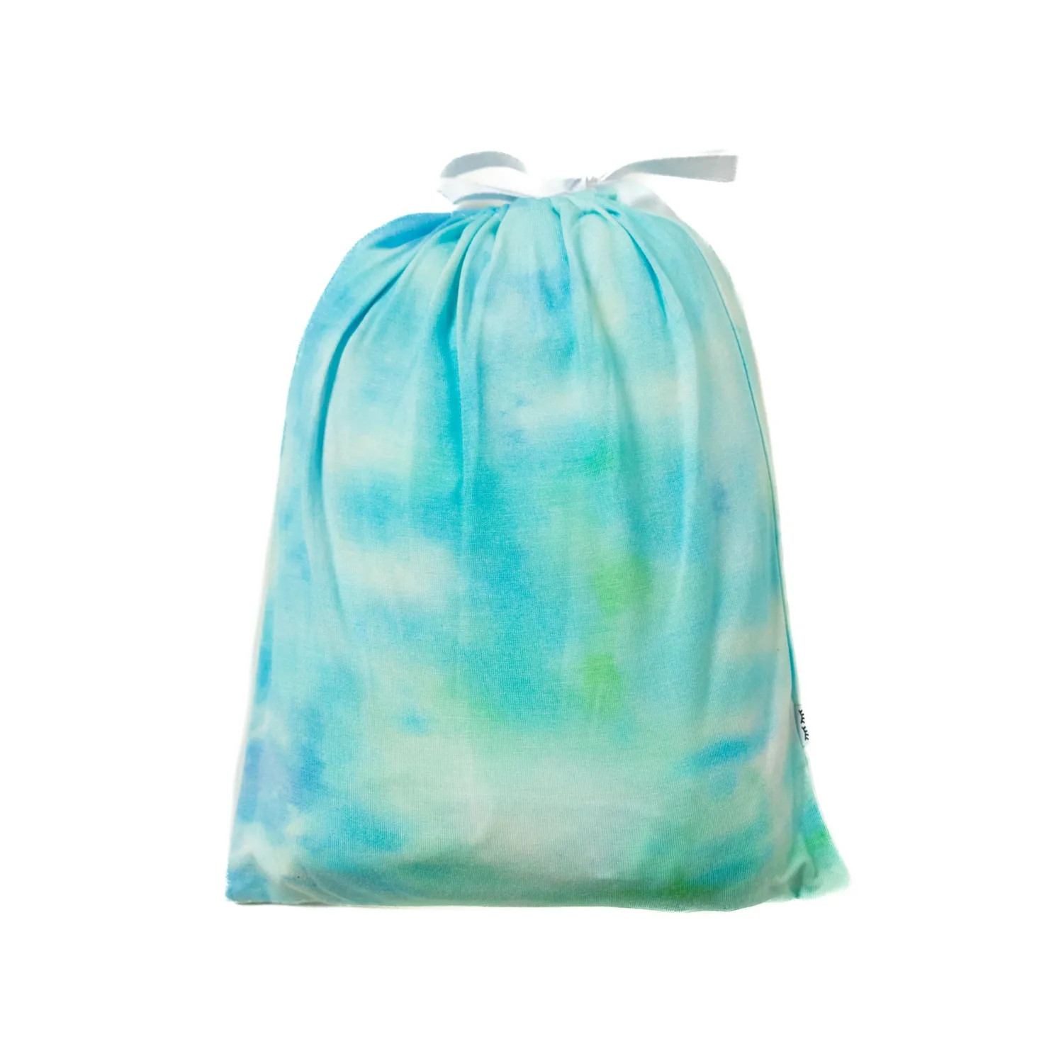 Tidepool Watercolor Fitted Crib Sheet