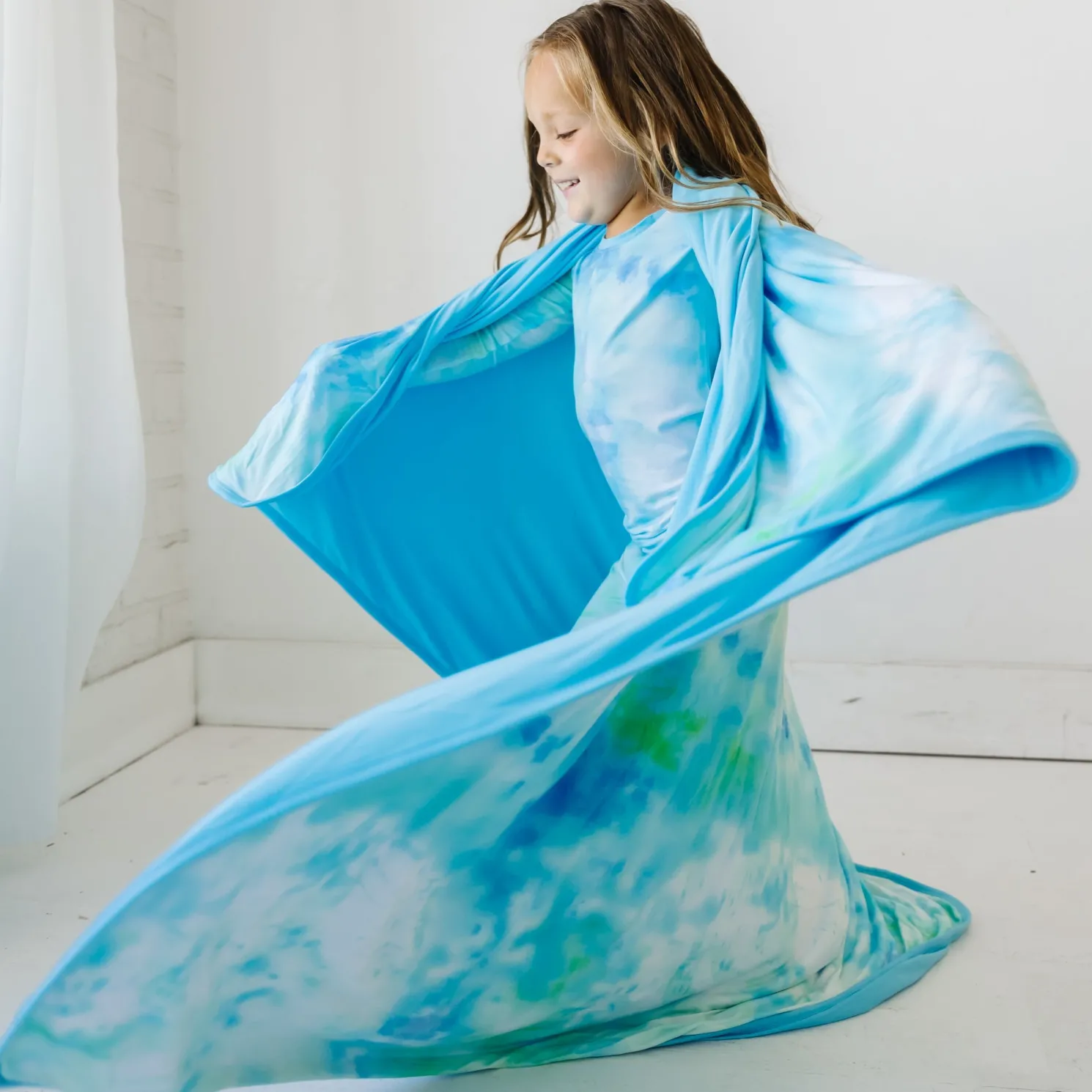 Tidepool Watercolor Large Cloud Blanket®