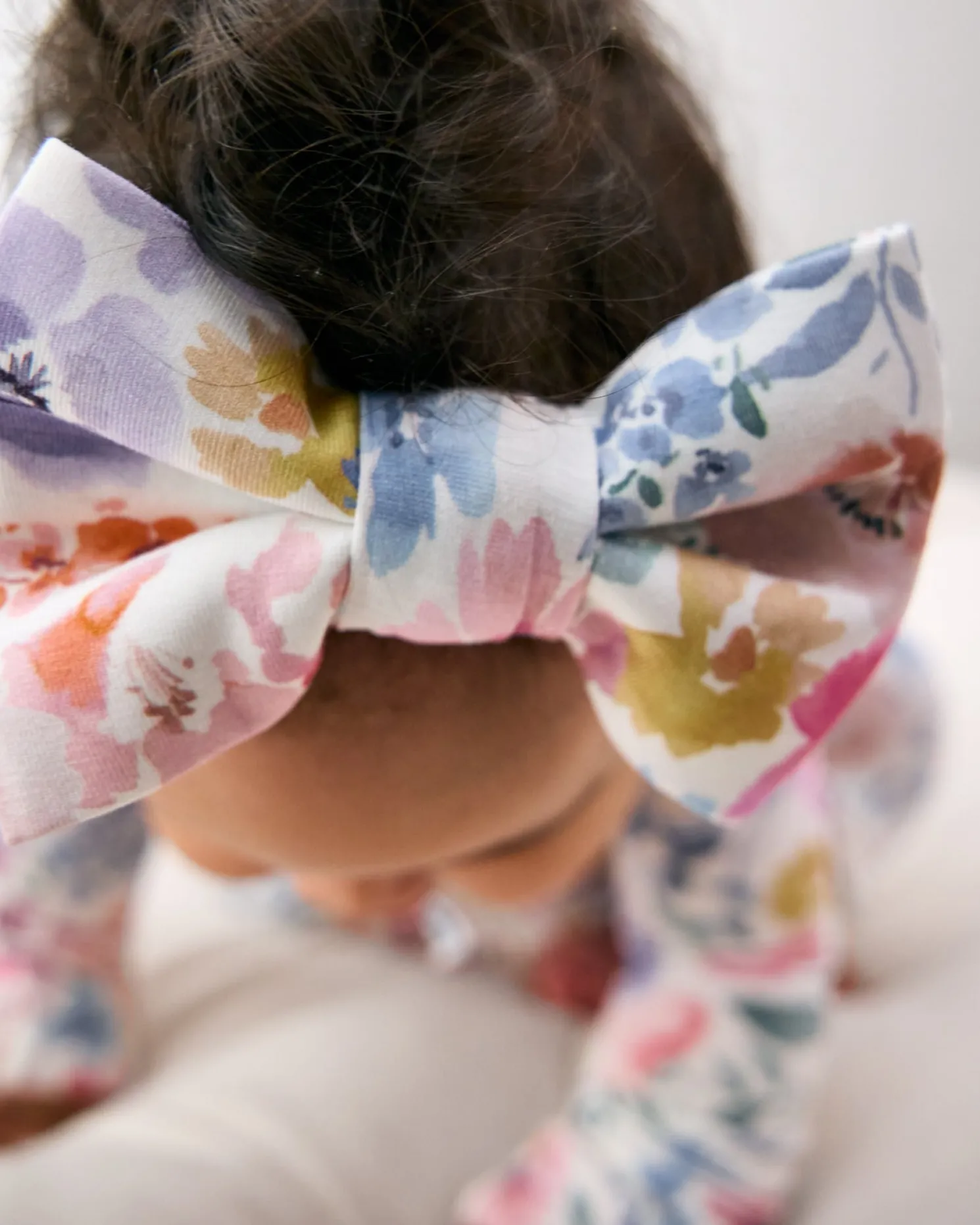 Tiny Blooms Luxe Bow Headband