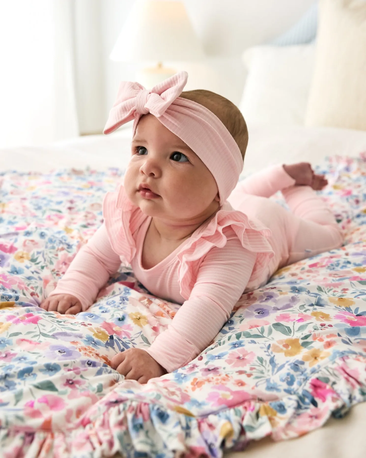 Tiny Blooms Ruffle Mini Cloud Blanket®