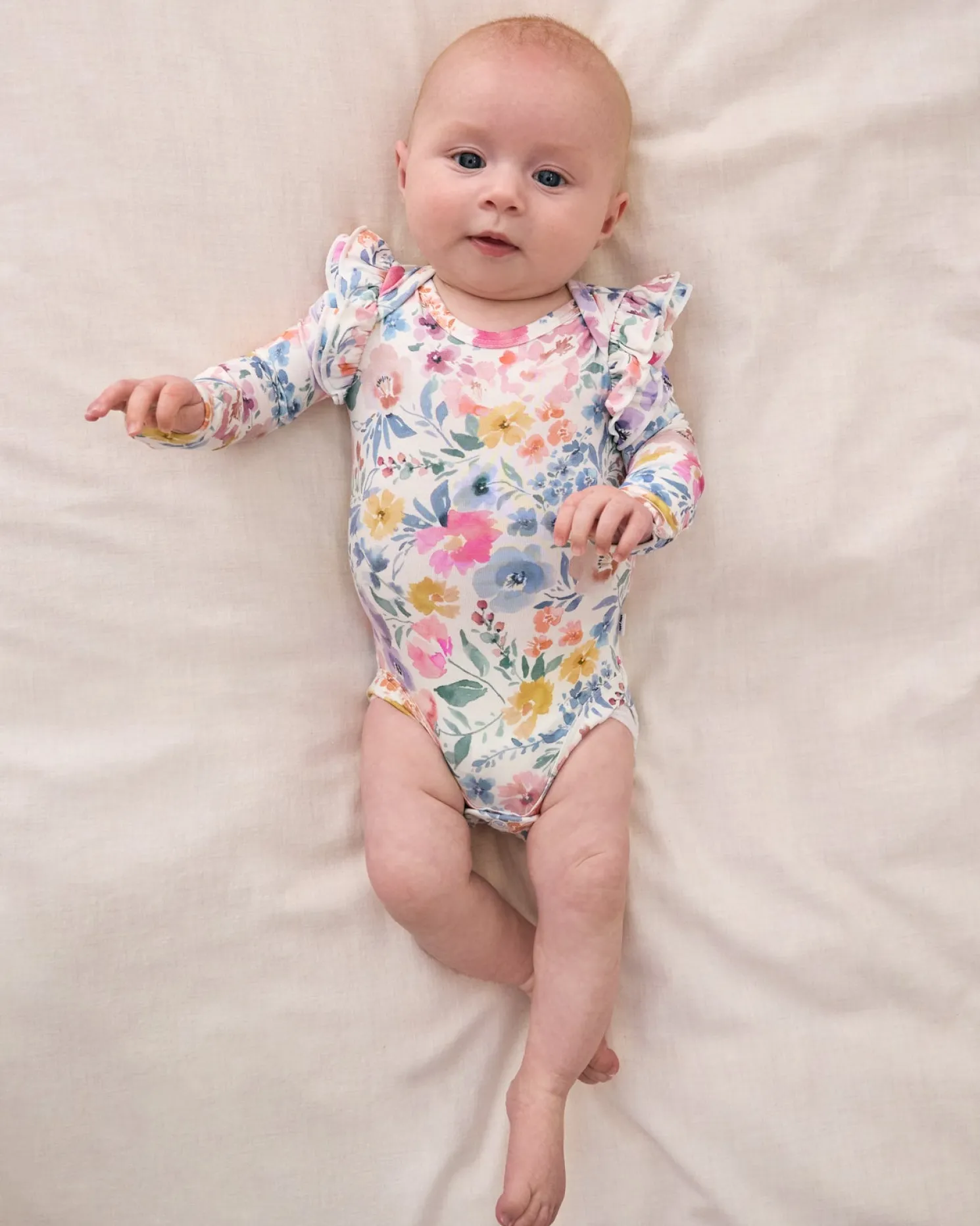 Tiny Blooms Flutter Bodysuit