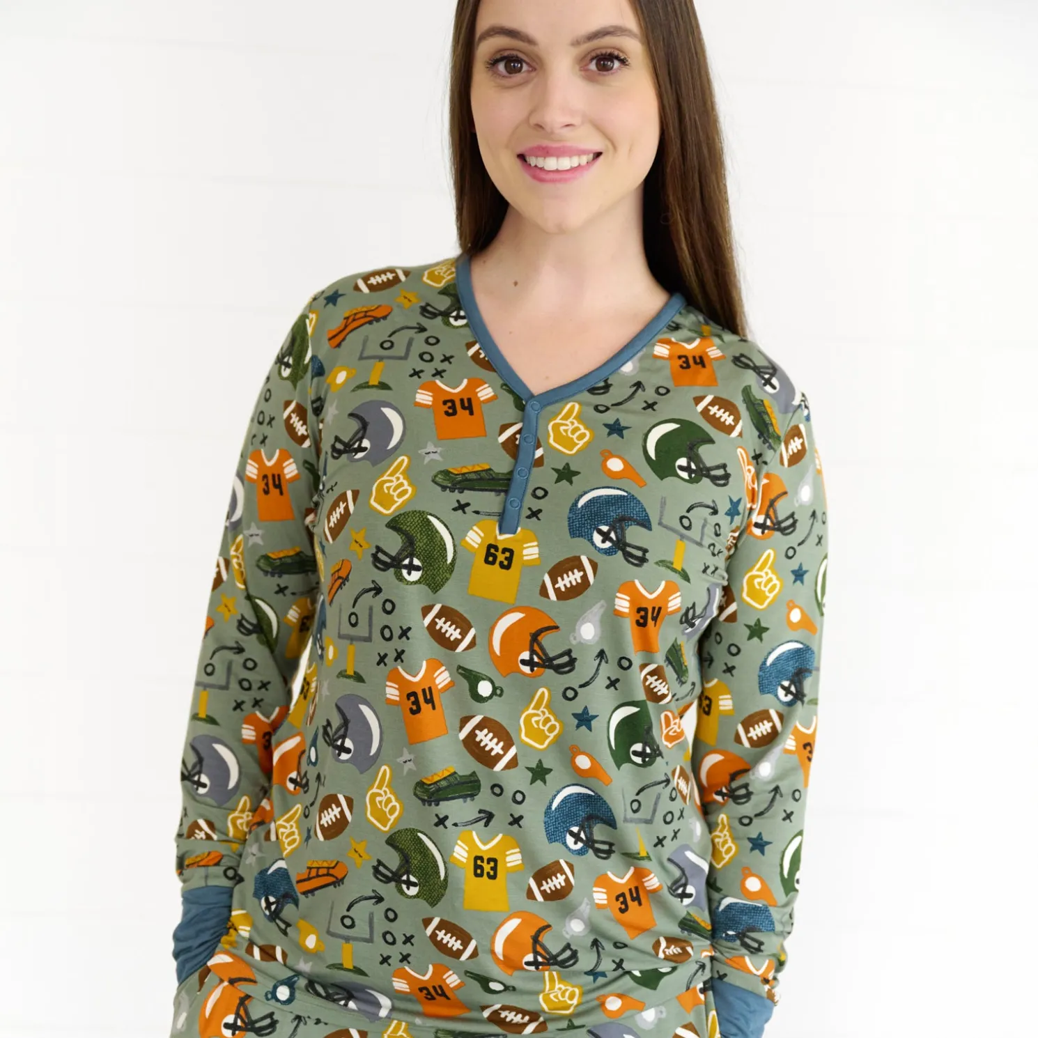 Touchdown Time Women's Pajama Top