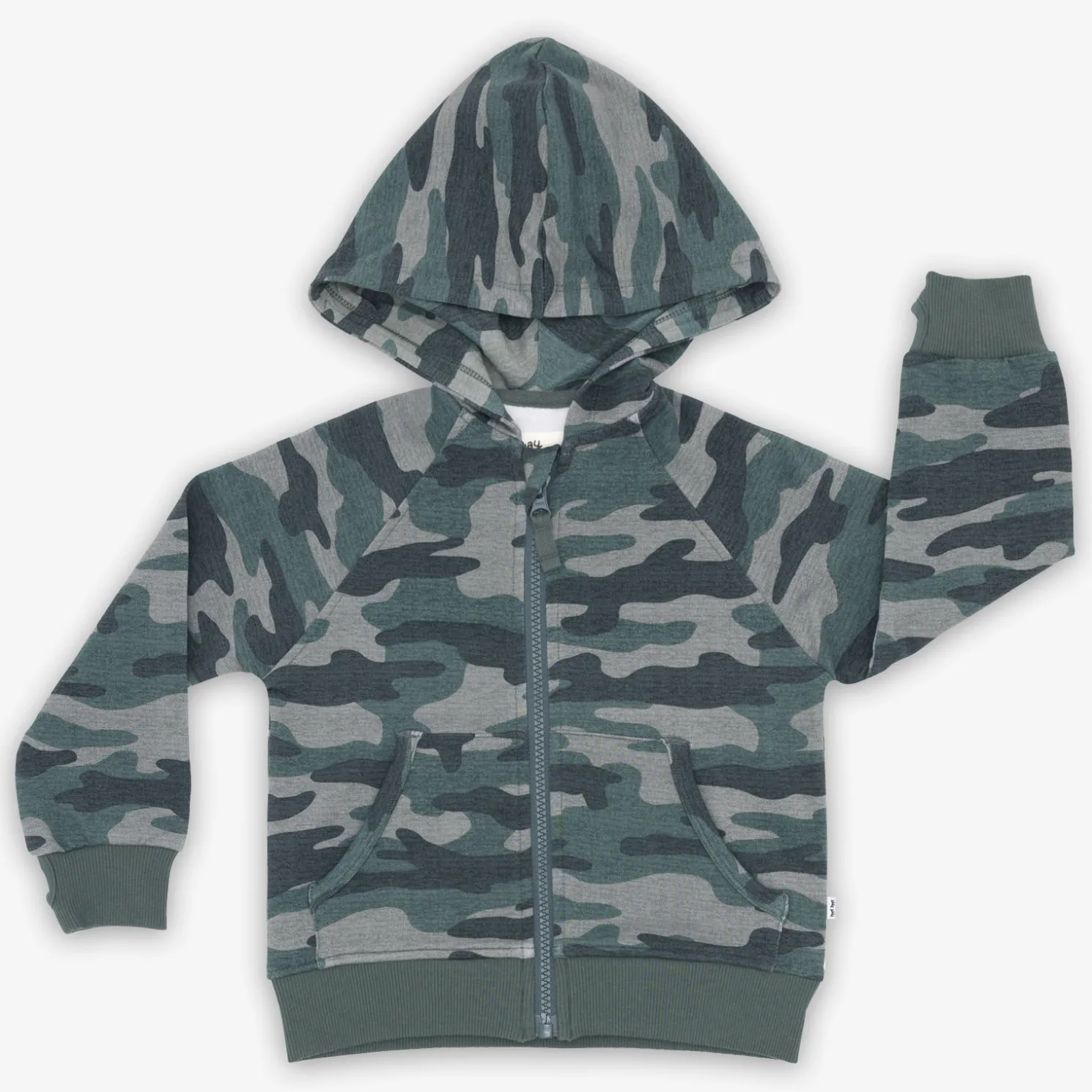 Vintage Camo Zip Hoodie