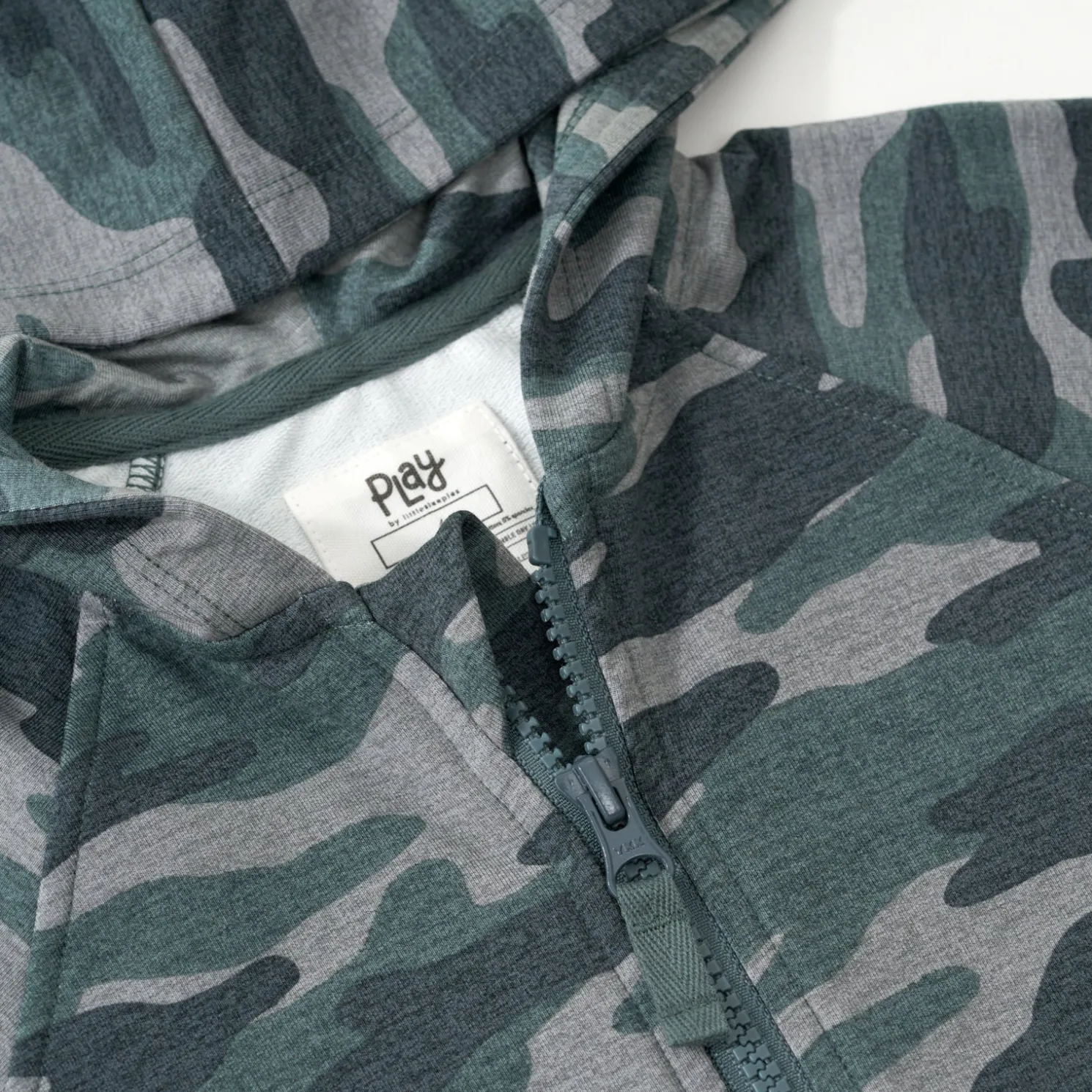 Vintage Camo Zip Hoodie