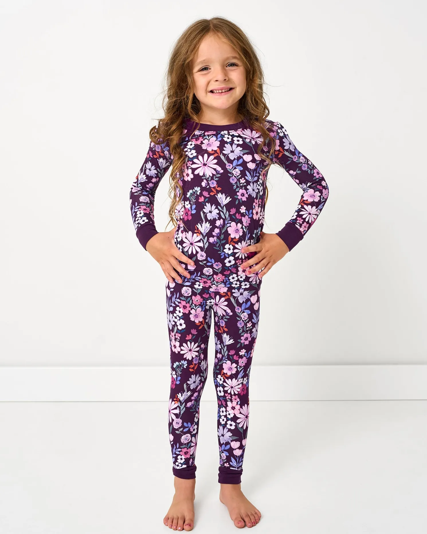 Violet Meadow Two-Piece Pajama Set