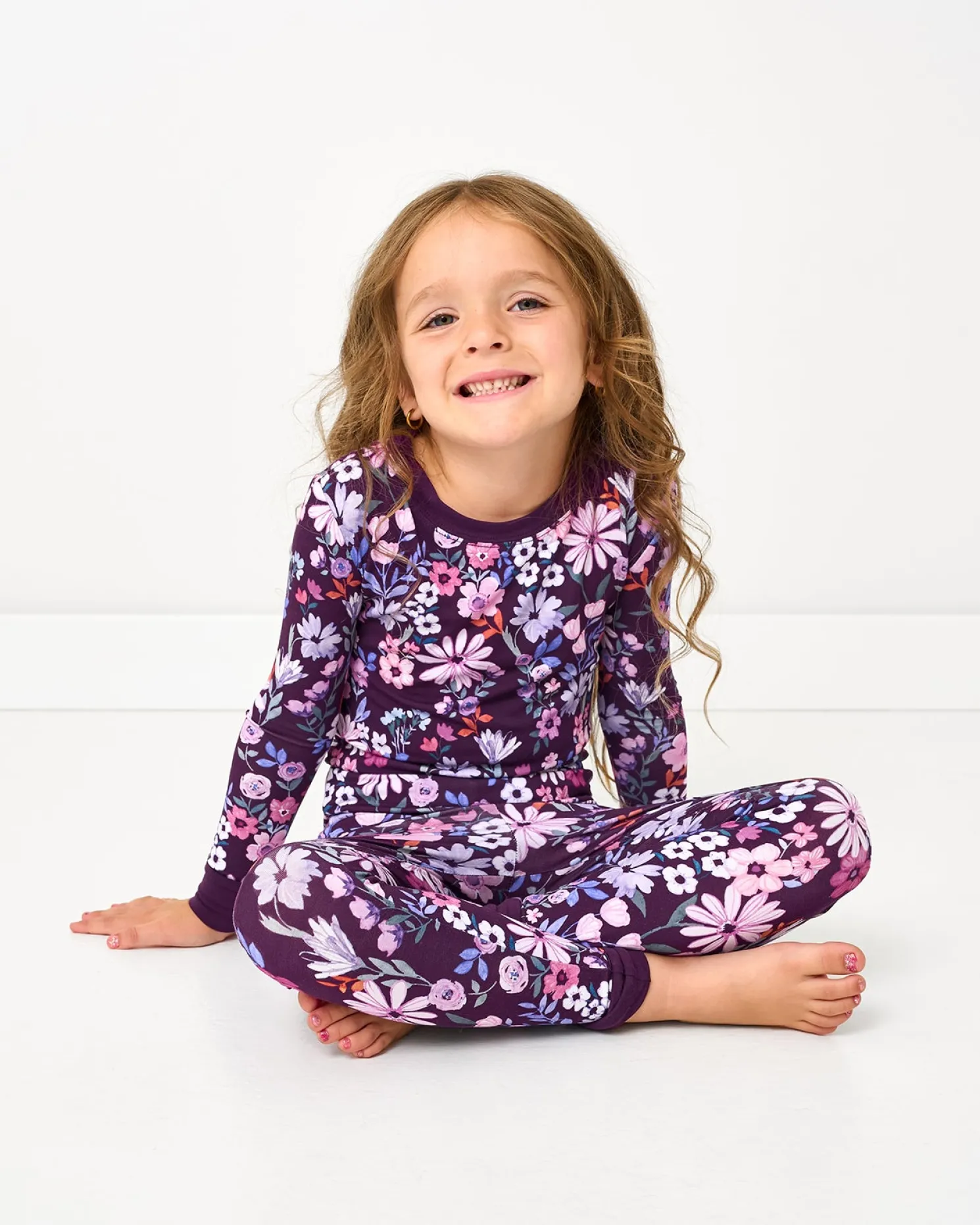 Violet Meadow Two-Piece Pajama Set