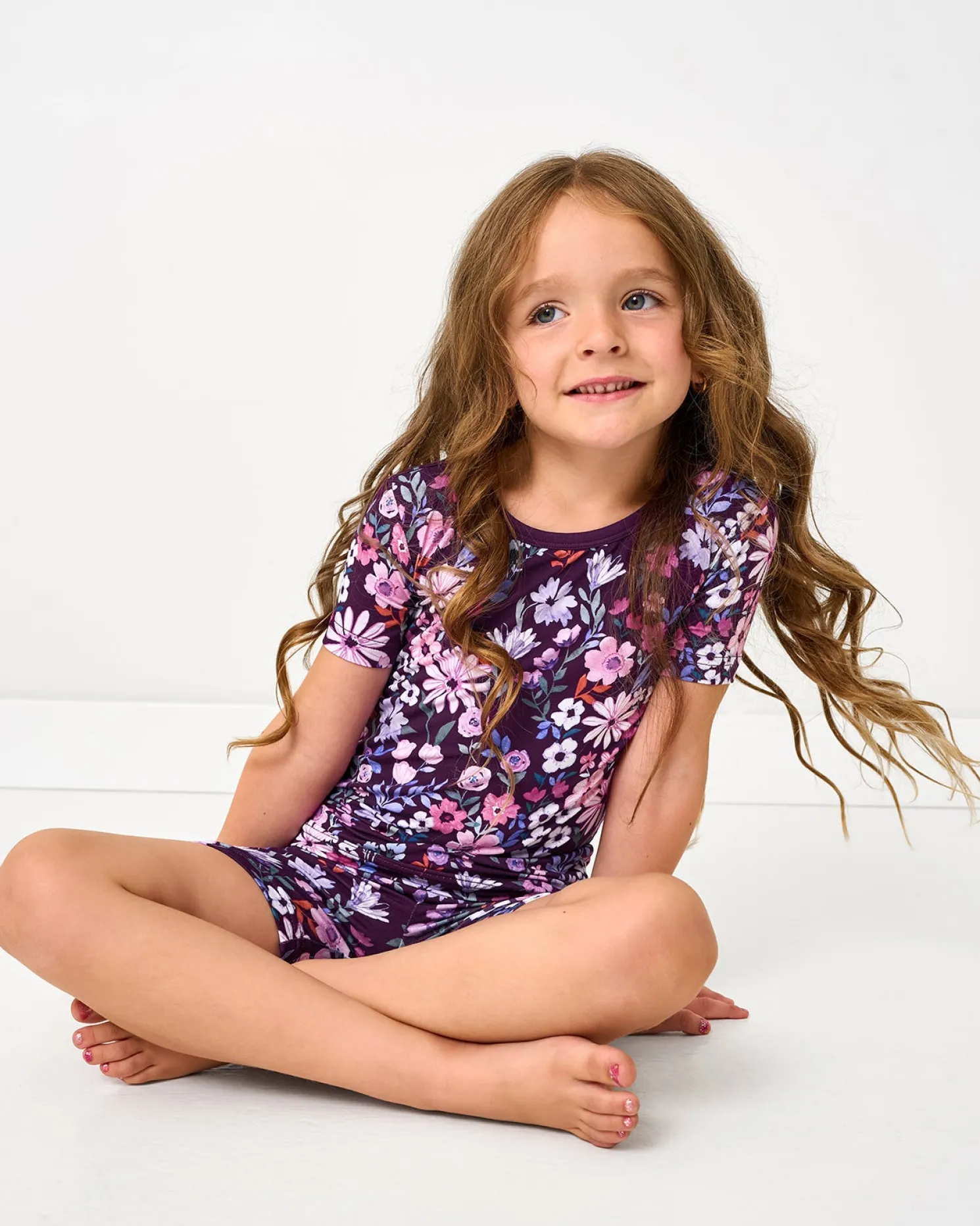 Violet Meadow Two-Piece Pajama Set