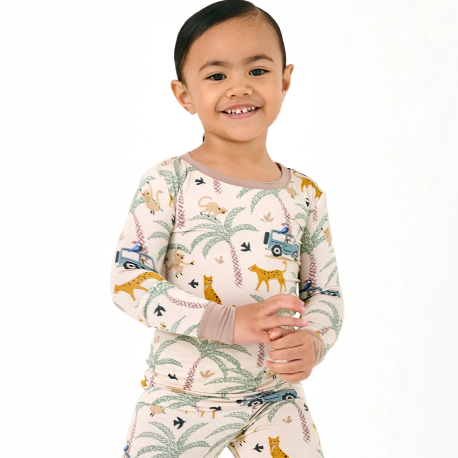 Wild Escape Two-Piece Pajama Set